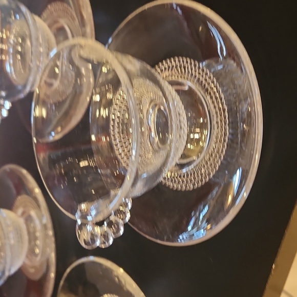 4 sets Duncan & Miller Teardrop cups and saucers - Picture 2 of 4